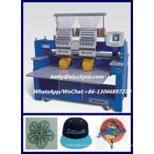 1200SPM high speed 15 colors 2 heads computerized embroidery machine price